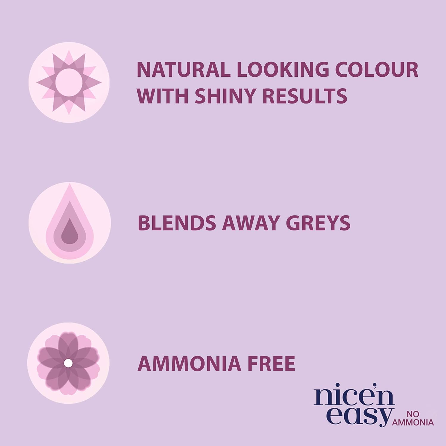 Clairol Nice'n Easy No Ammonia Hair Dye, 92 Light Warm Brown : Amazon.co.uk: Beauty