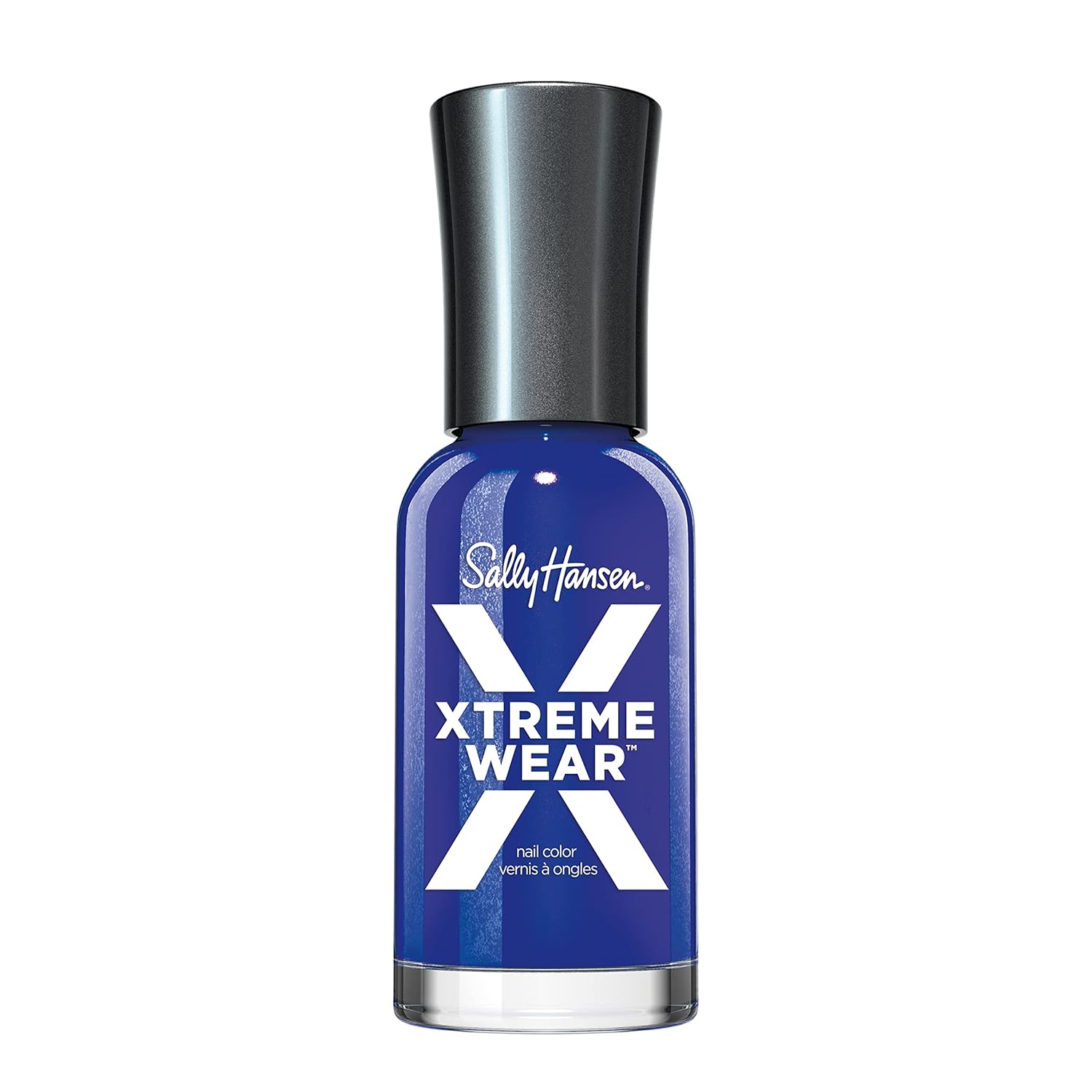 Sally Hansen Xtreme Wear Nail Polish, Streak-Free, Shiny Finish, Long-Lasting Nail Color, Pacific Blue, 0.4 Fl Oz