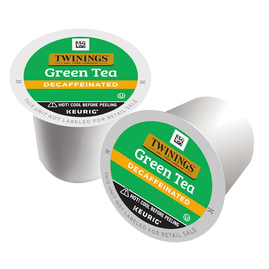 Twinings Decaffeinated Green Tea K-Cup Pods For Keurig, 24 Count (Pack Of 1), Smooth Flavour, Enticing Aroma, Enjoy Hot Or Iced | Packaging May Vary