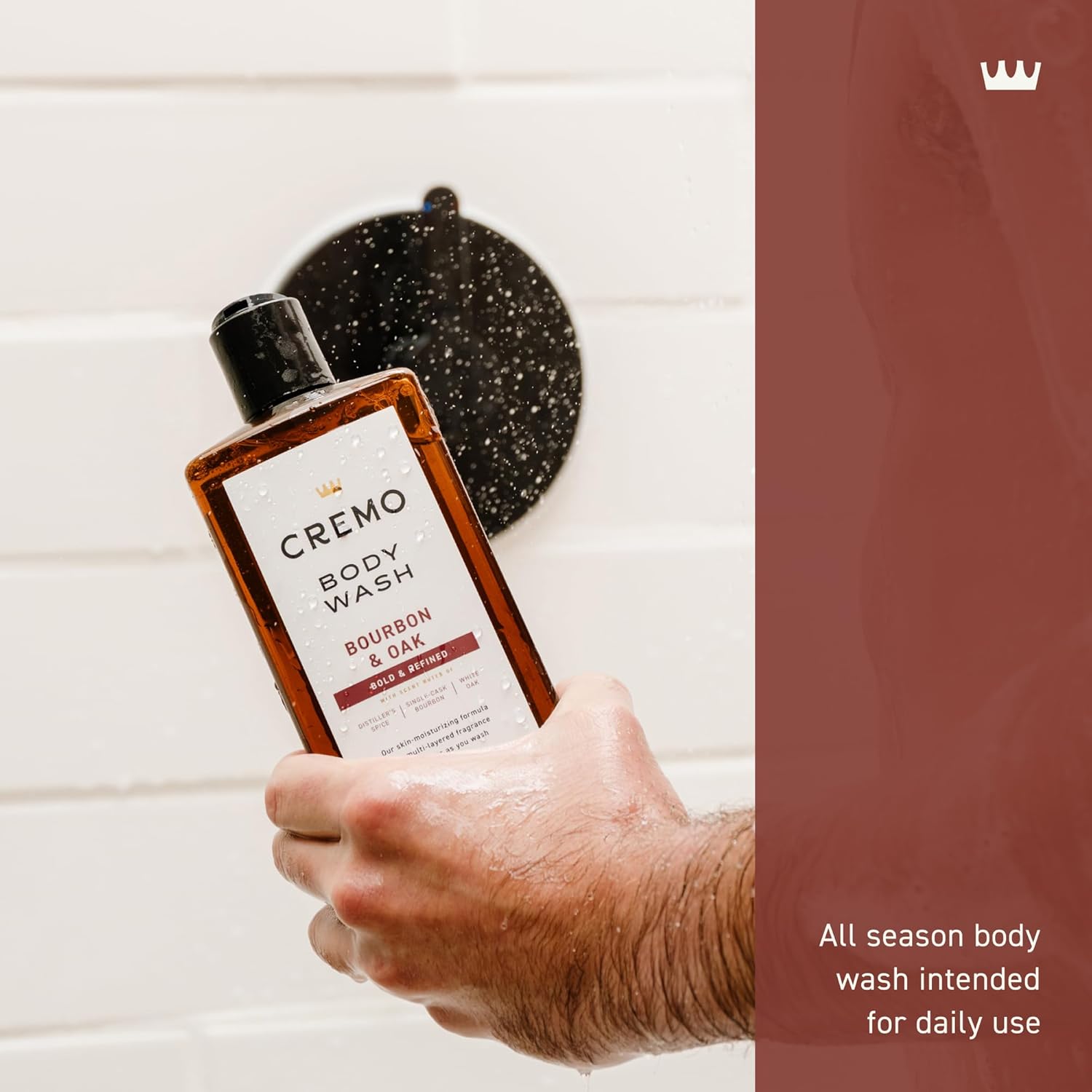 Cremo Body Wash Men, A Woodsy Scent With Notes Of Lemon Peel, Cypress And Cedar, 16 Fl Oz : Beauty & Personal Care