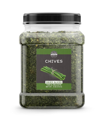 Birch & Meadow 4 Oz Of Dried Chives, Thin & Delicate, Sauces & Soups