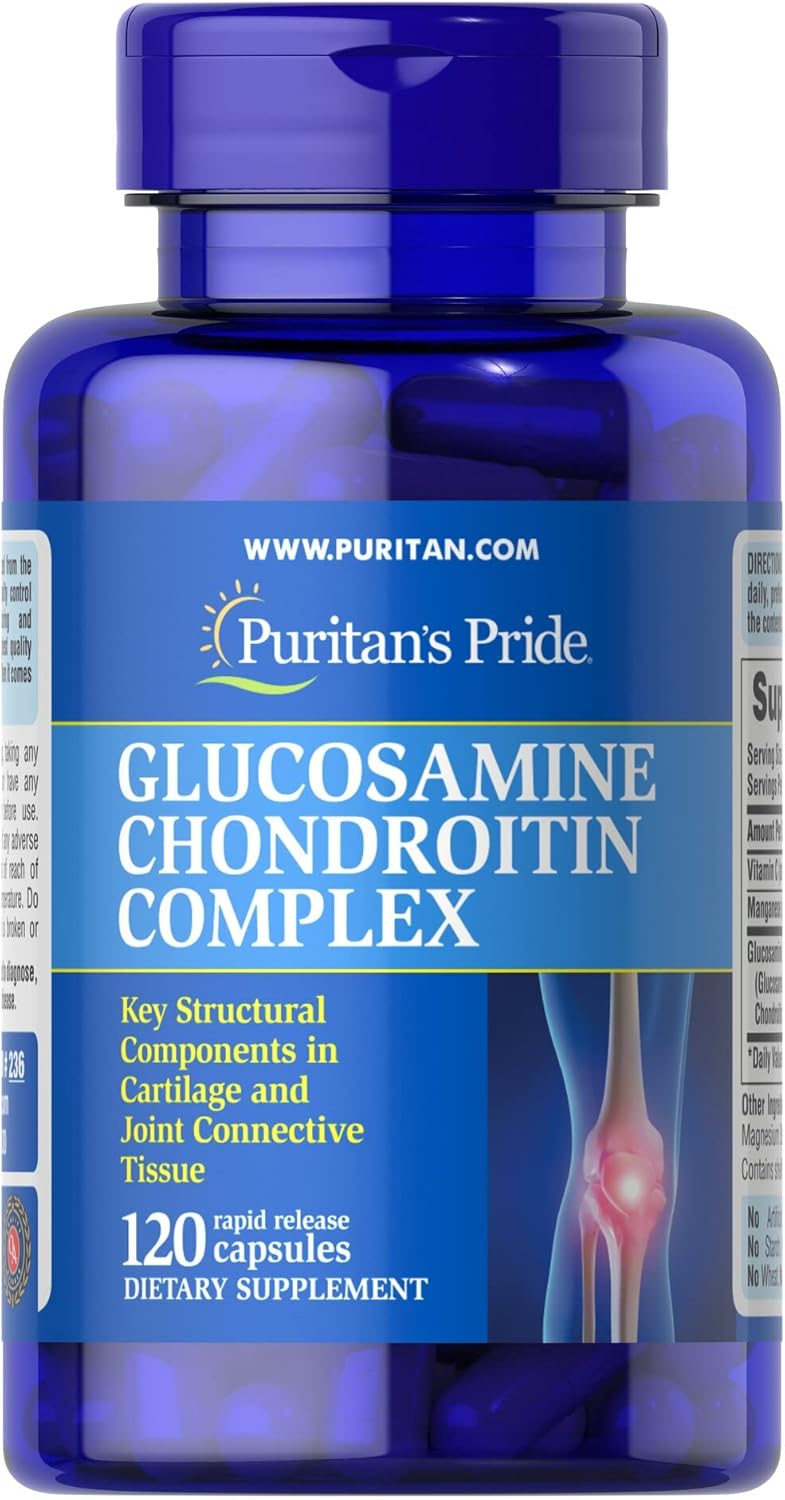 Puritan'S Pride Glucosamine Chondroitin Complex Capsules, Supports Joint Health* 120 Ct