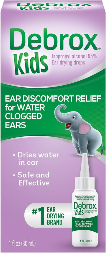 Debrox Kids Ear Discomfort Relief, Ear Drying Drops For Kids And Toddlers, 1 Fl Oz