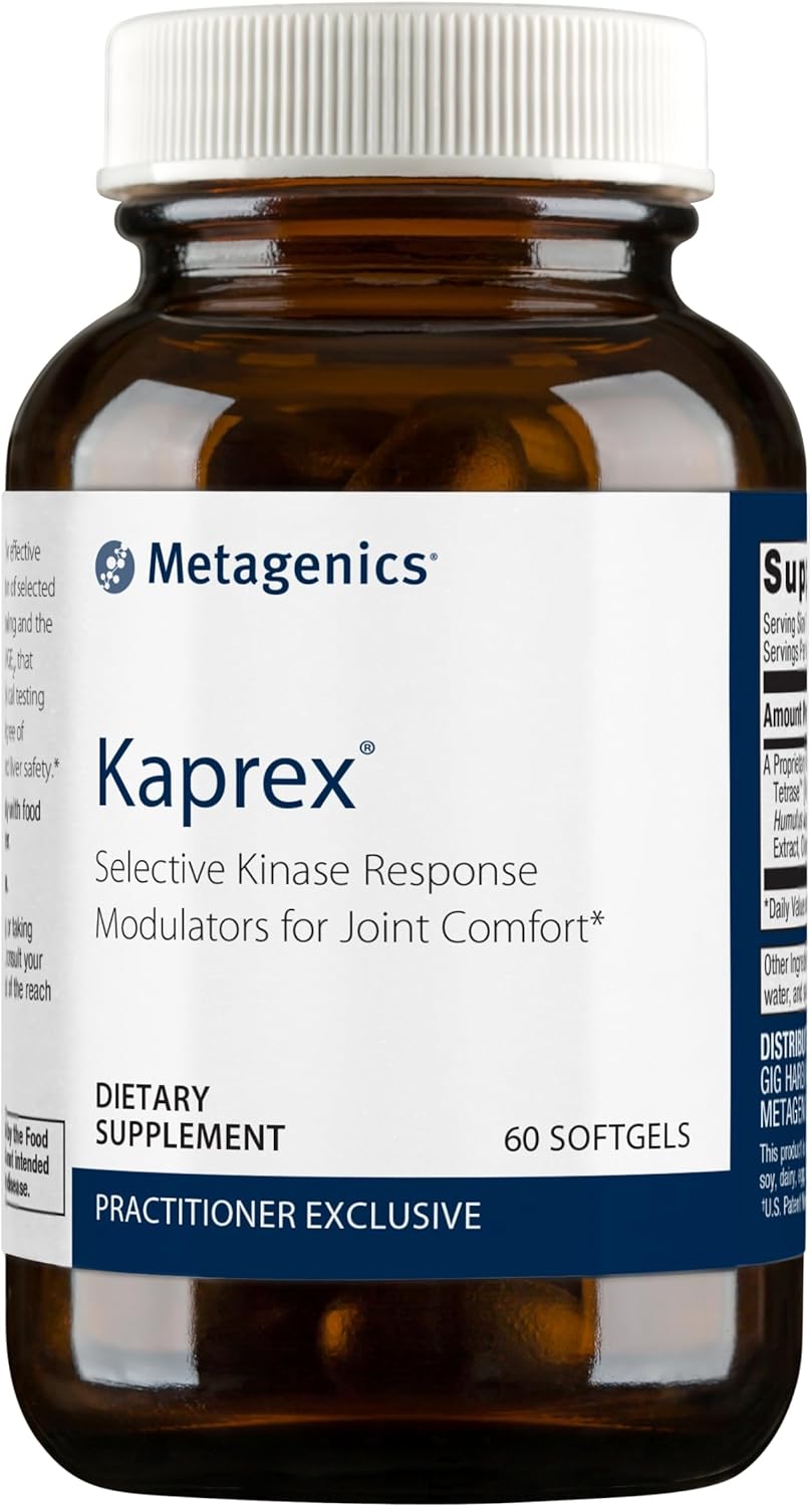 Metagenics Kaprex - Plant-Based Joint Support* - Selective Kinase Response Modulators - Hops Supplement With Rosemary Extract - Dietary Supplement - Non-Gmo & Gluten-Free - 60 Softgels