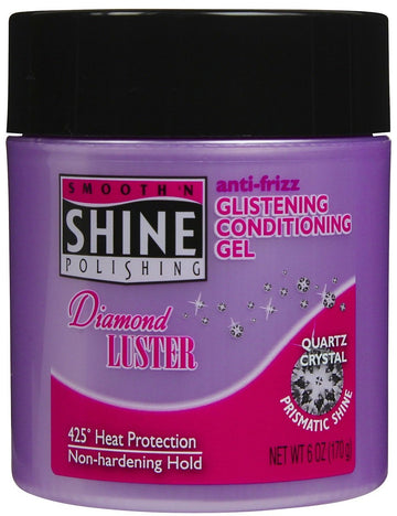Smooth And Shine Polishing Anti-Frizz Glistening Conditioning Gel, 6 Ounce : Hair Styling Gels : Beauty & Personal Care
