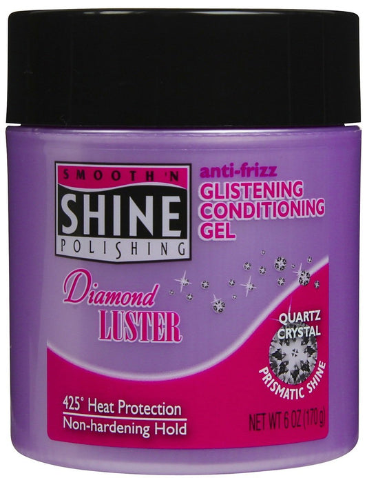 Smooth And Shine Polishing Anti-Frizz Glistening Conditioning Gel, 6 Ounce : Hair Styling Gels : Beauty & Personal Care