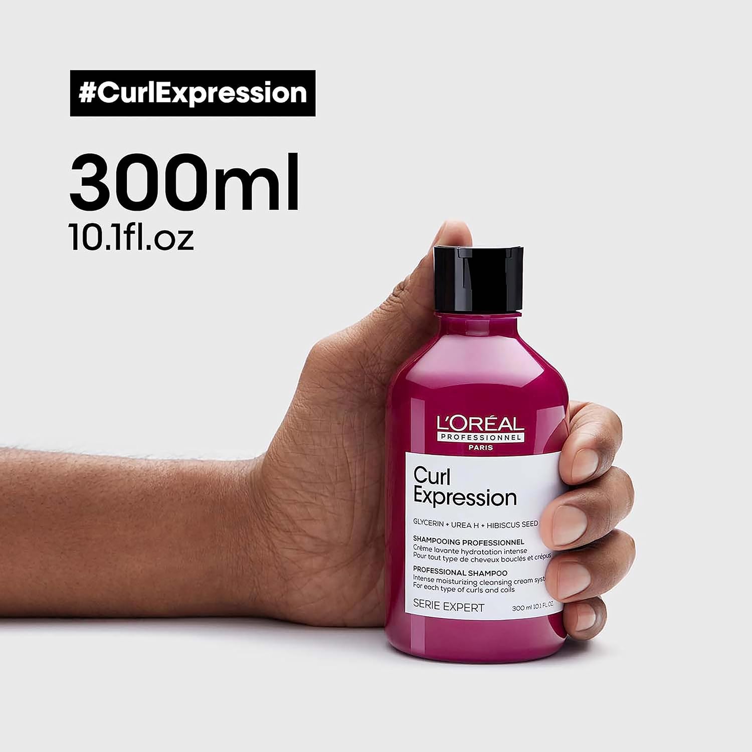 L'Oréal Professionnel Moisturising & Hydrating Shampoo, For Curly & Coily Hair, With Glycerin, Urea H and Hibiscus Seed Extract, Serie Expert Curl Expression, 300 ml : Amazon.co.uk: Beauty