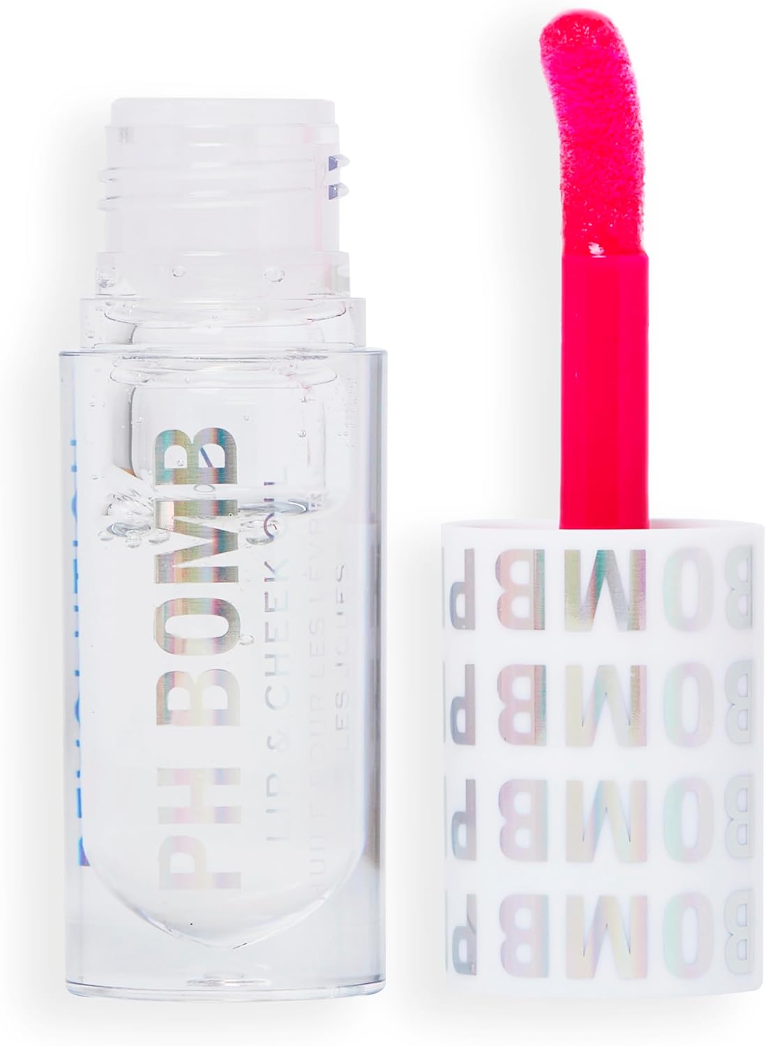 Makeup Revolution, Ph Bomb Lip & Cheek Oil, Adapting & Buildable Formula, Universal Shade, 4.5 Ml
