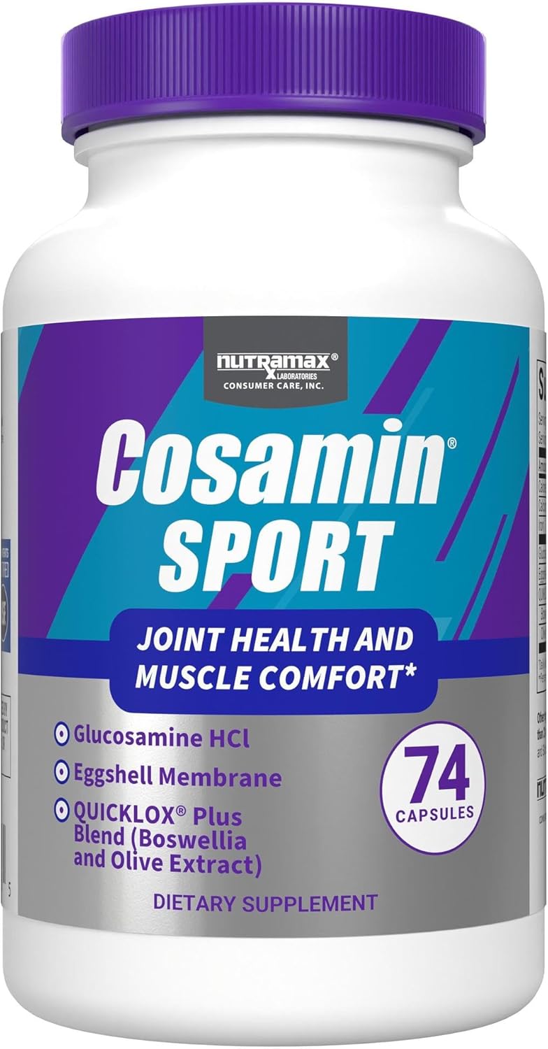 Cosamin® Sport, Formulated To Improve Joint And Muscle Comfort After Exercise, 74 Capsules