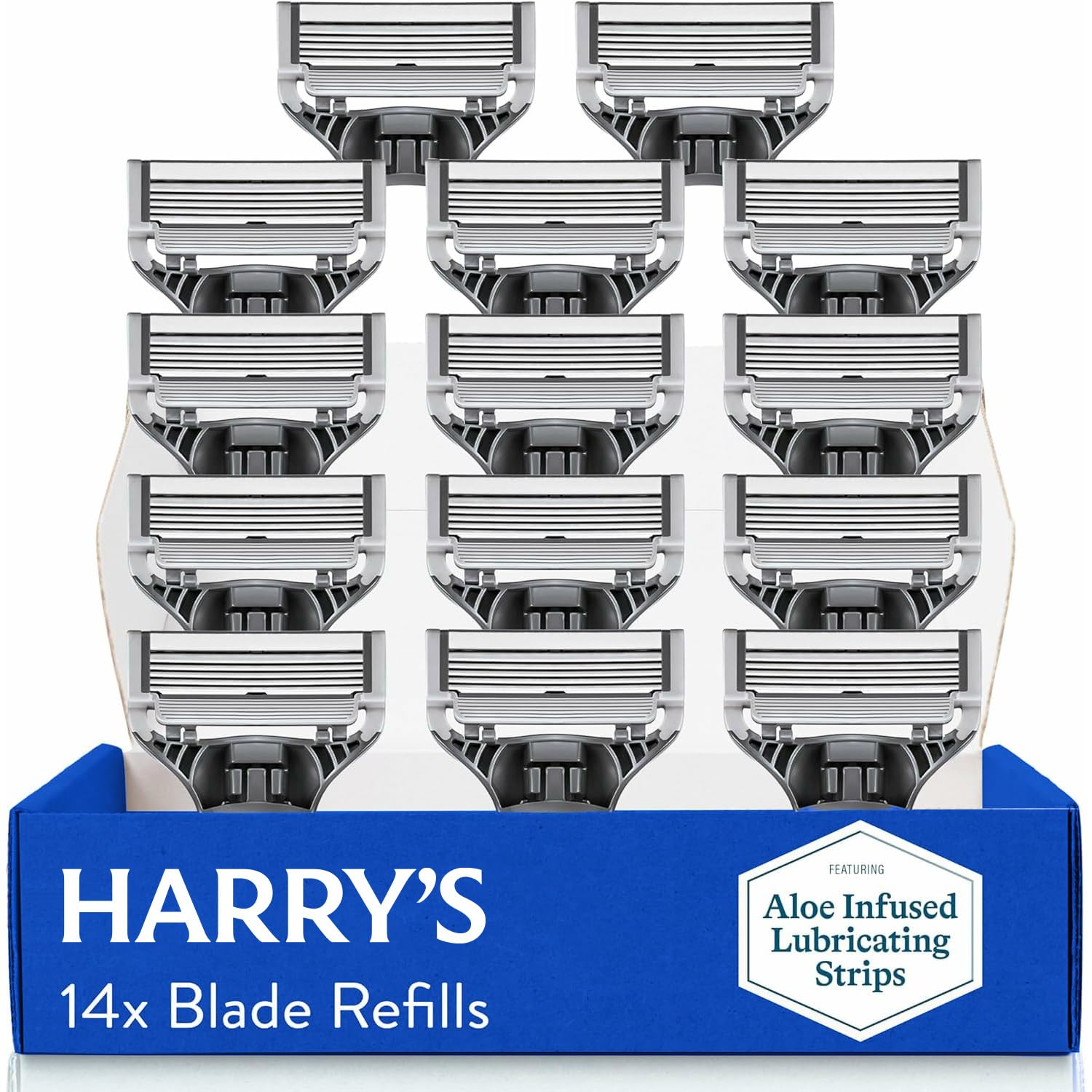 Harry'S Razor Blades For Men - 14 Count - Premium Razor Blade Refill Cartridges