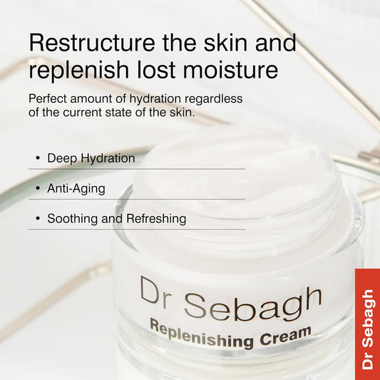 Replenishing Cream Retinol & Collagen [Repairing & Hydrating] - Replenishing Moisturizer Soothes Irritation & Calms Redness - Skin Repair Cream With Vitamin E & Ceramides - (1.7 Fl Oz)