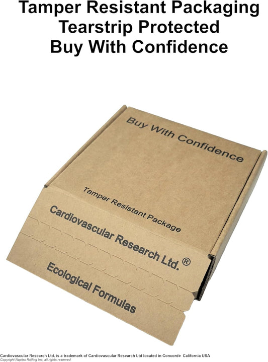 Cardiovascular Research Lipothiamine Vitamin B1 With Alpha-Lipoic Acid Tamper Resistant Tearstrip Shipping Box 60 Count