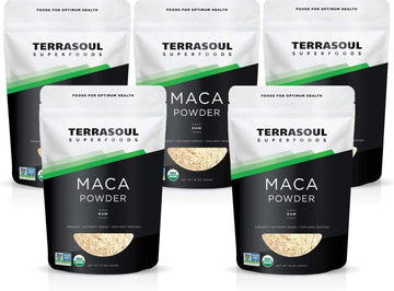 Terrasoul Superfoods Organic Raw Maca Powder, 5 Lbs - Premium Quality | To Support Increased Stamina & Energy