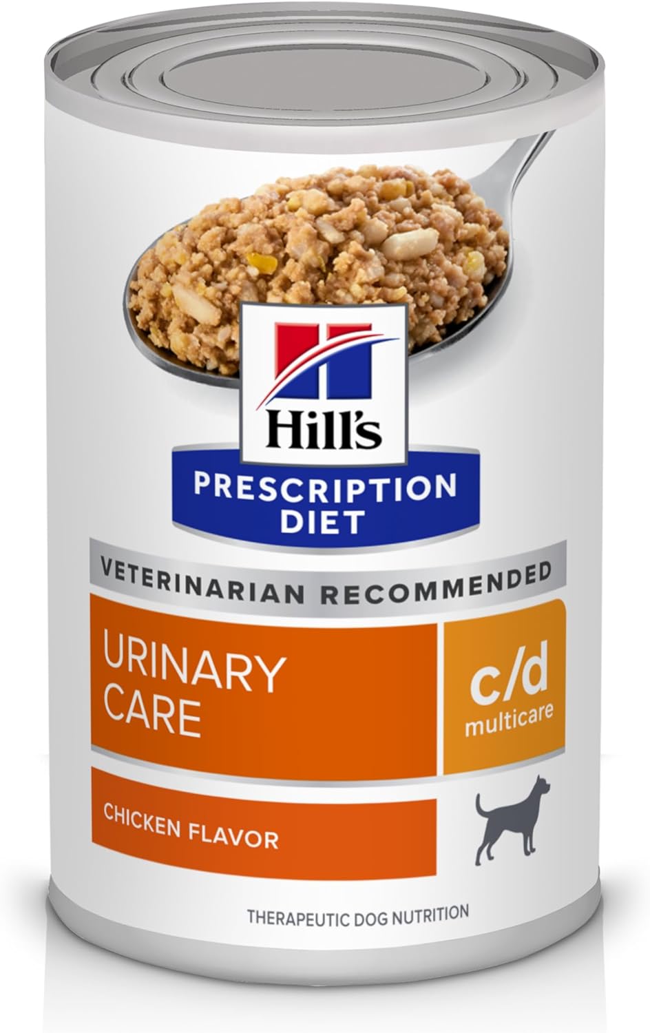 Hill'S Prescription Diet C/D Multicare Urinary Care Chicken Flavor Wet Dog Food, Veterinary Diet, 13 Oz. Cans, 12-Pack