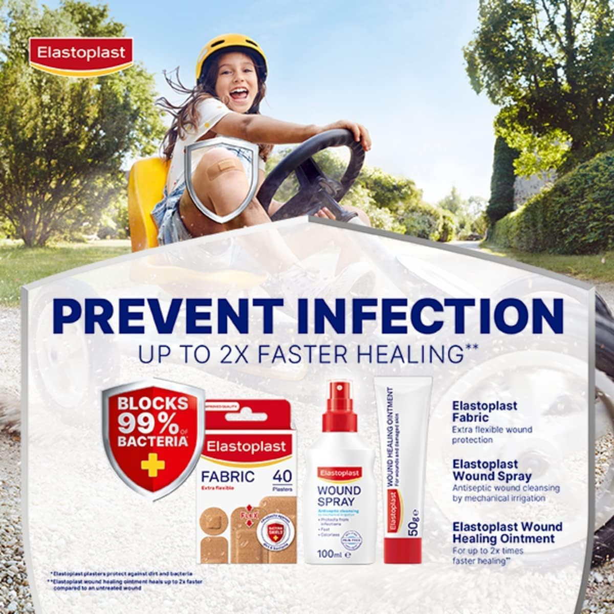 Elastoplast Aqua Protect Plasters - 20 Waterproof Plasters For Swimming/Bathing, Strong Adhesion, Flexible And Breathable, Transparent