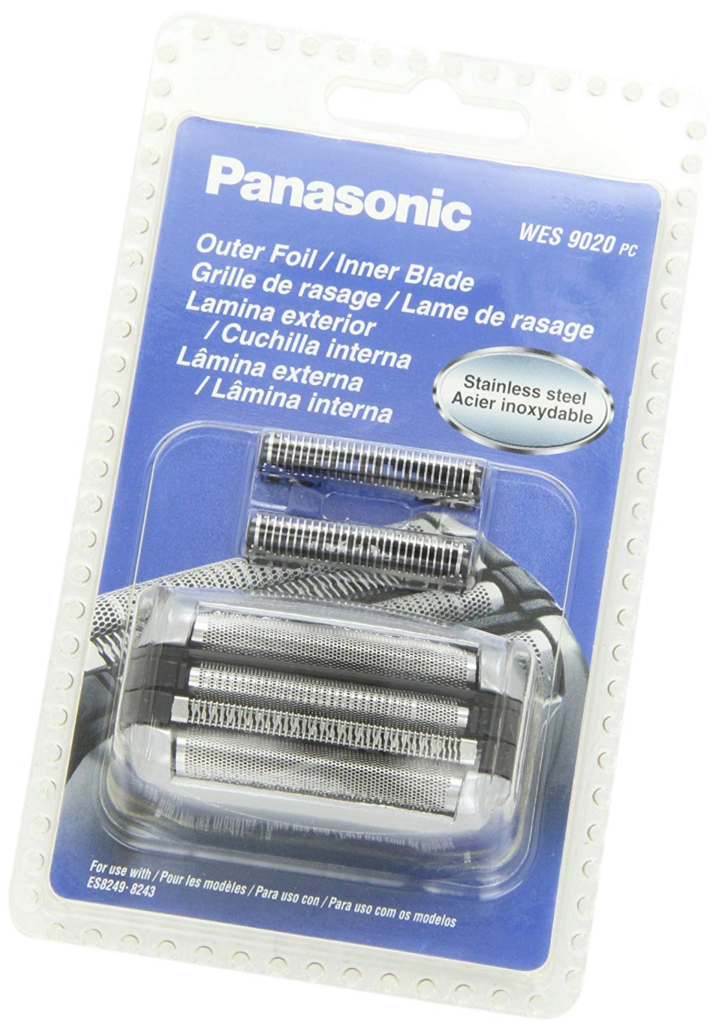 Panasonic Shaver Replacement Outer Foil and Inner Blade Set WES9020PC, Compatible with ARC4 4-Blade Shaver ES8243AA : Beauty & Personal Care