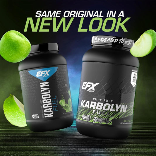 Efx Sports Karbolyn Fuel | Fast-Absorbing Carbohydrate Powder | Carb Load, Sustained Energy, Quick Recovery | Stimulant Free | 36 Servings (Blue Razz Watermelon)