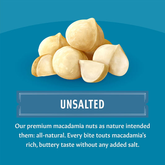 Mauna Loa Premium Hawaiian Roasted Macadamia Nuts, Unsalted Flavor, 4 Oz