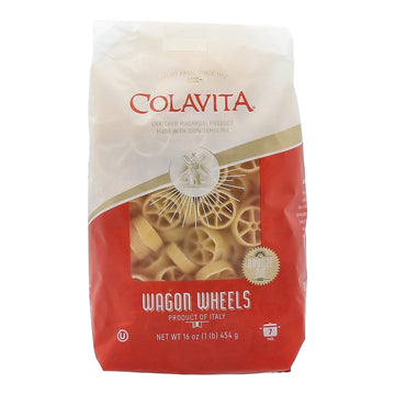 Colavita Pasta - Wagon Wheels, 1 Pound - Pack of 20
