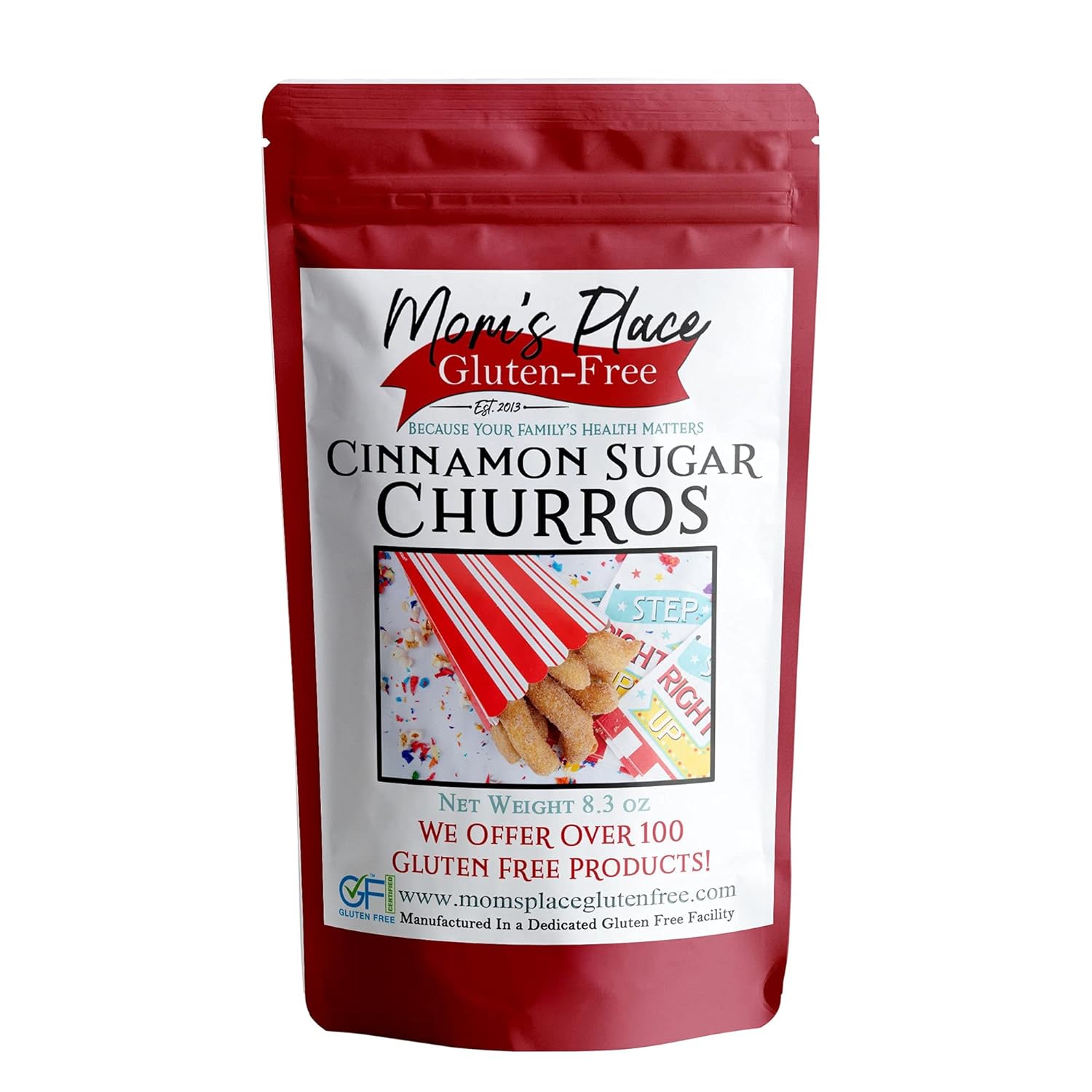 Mom's Place Gluten Free Gluten-Free Cinnamon Sugar Churros Mix