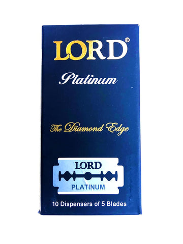 50 New Lord Platinum Double Edge Razor Blades
