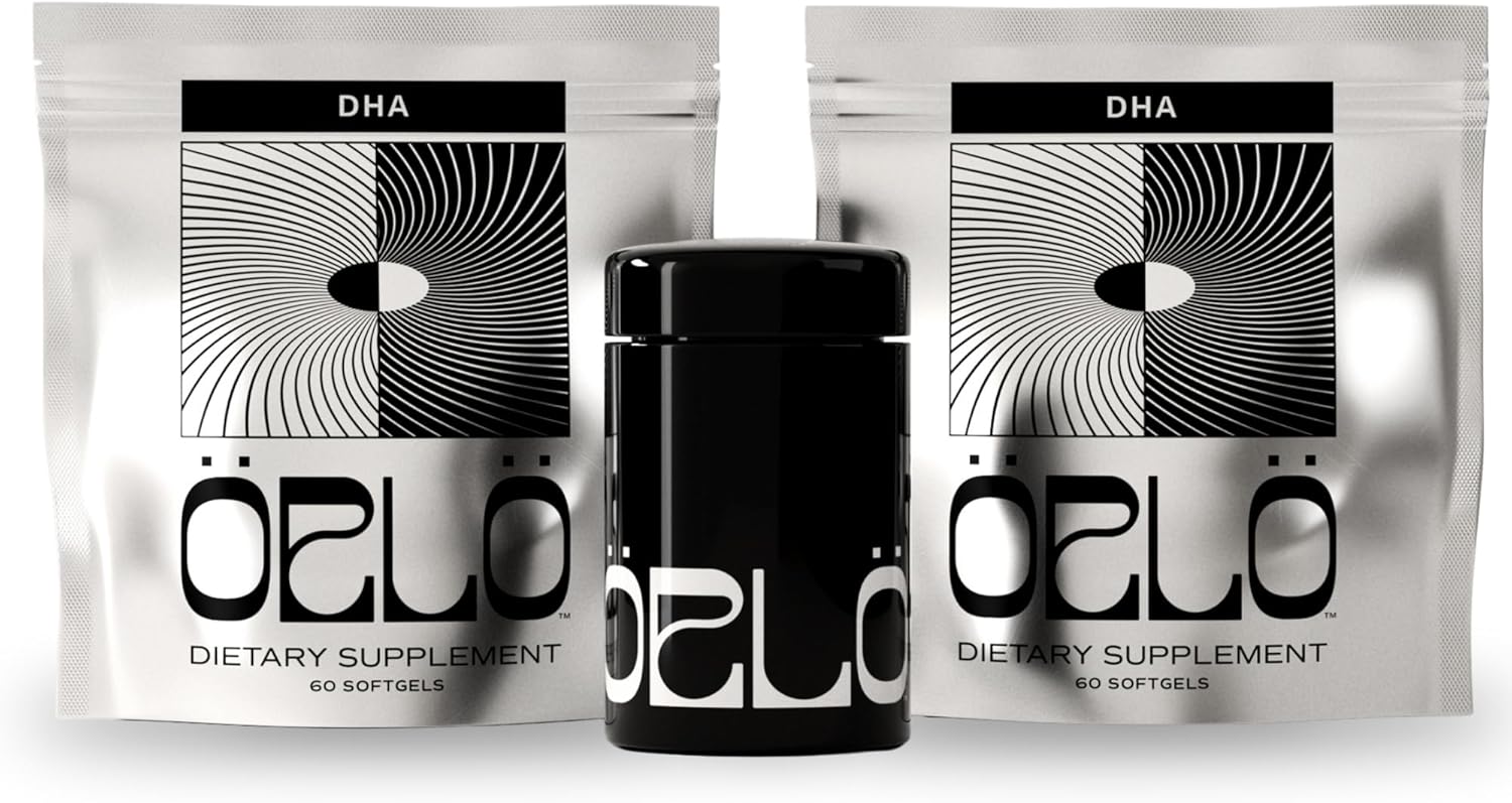 Orlo Dha - Vegan Dha Omega 3 Supplement - Triple Strength Omega3S - Plant Based Dha & Epa Fatty Acids Algae Omega-3 Oil - Sustainable Krill Or Fish Oil Alternative (120 Mini Softgels Kit)