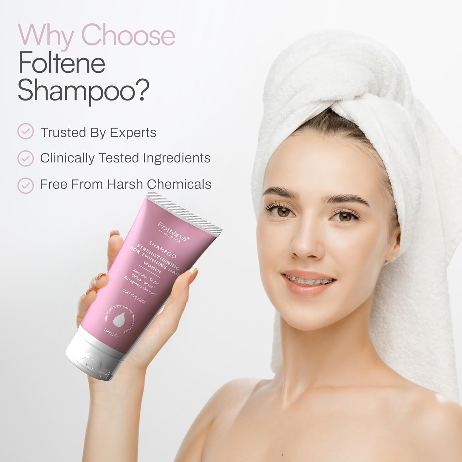 Foltene Shampoo Thinning Hair Women 200ml : Amazon.co.uk: Beauty