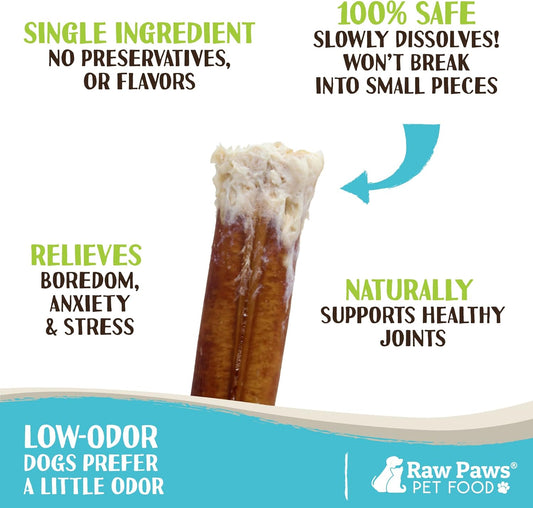Raw Paws Thin Bully Sticks For Small Dogs 6 Inch, 5-Ct - Grass Fed, Free Range Bull Pizzle - Low Odor Mini Bully Sticks For Puppies - Small Bully Sticks - Puppy Bully Sticks For Dogs - Bully Bones