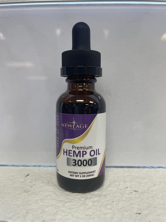 NEW AGE Hemp Oil 3000mg Made in The USA