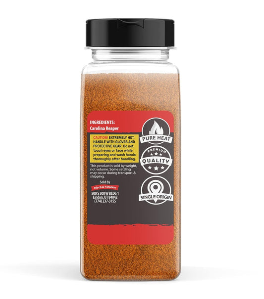 Birch & Meadow Carolina Reaper Chile Powder, 8 oz, Extremely Hot, Over 700,000 SHU