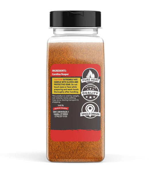 Birch & Meadow Carolina Reaper Chile Powder, 8 Oz, Extremely Hot, Over 700,000 Shu