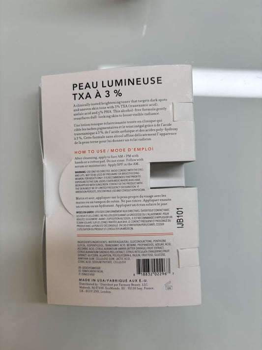 Farmacy 3% Txa Toner For Face - Brightening Face Toner For Oily Skin - Liquid Exfoliant With Azelaic Acid + 5% Pha To Target Visible Dullness + Help Reduce Uneven Skin Tone (120Ml)