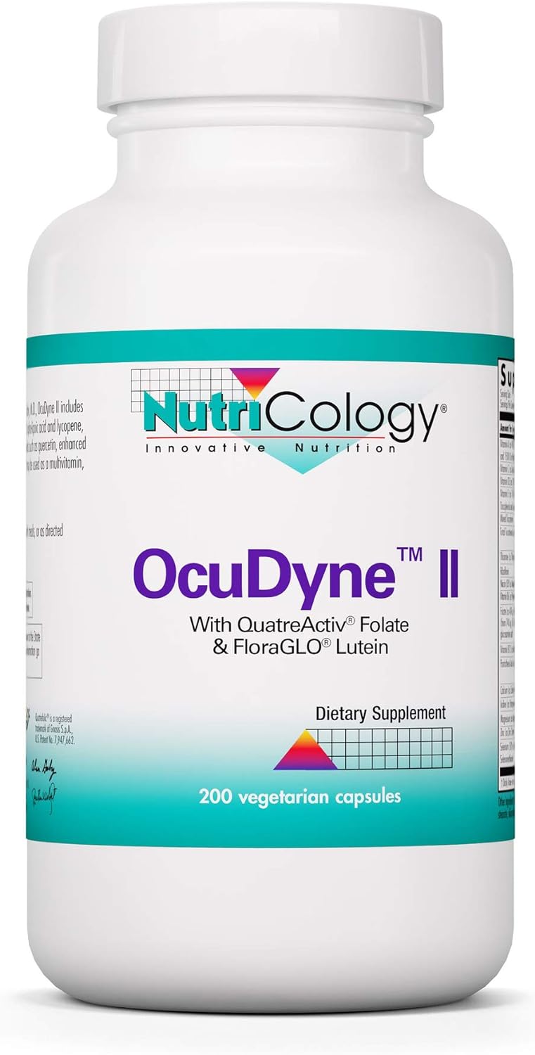 Nutricology Ocudyne II, Vegicaps, 200-Count