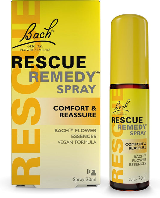 Rescue Remedy Comfort & Reassure Spray, Supports Calming Emotional Wellness In Times Of Emotional Demand & Daily Challenges, Support In A Stress Full Moment, Flower Essence Formula