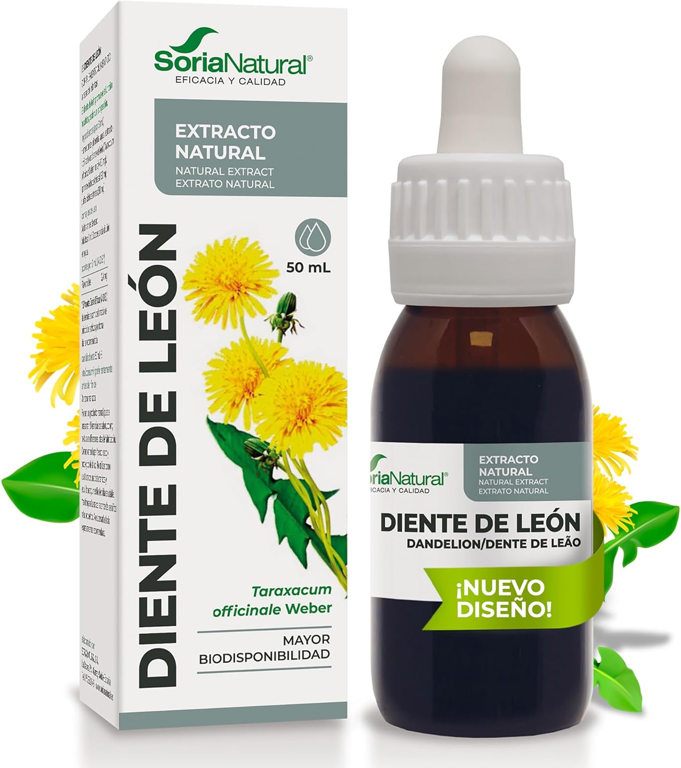 Soria Natural Dandelion Natural Extract 50Ml