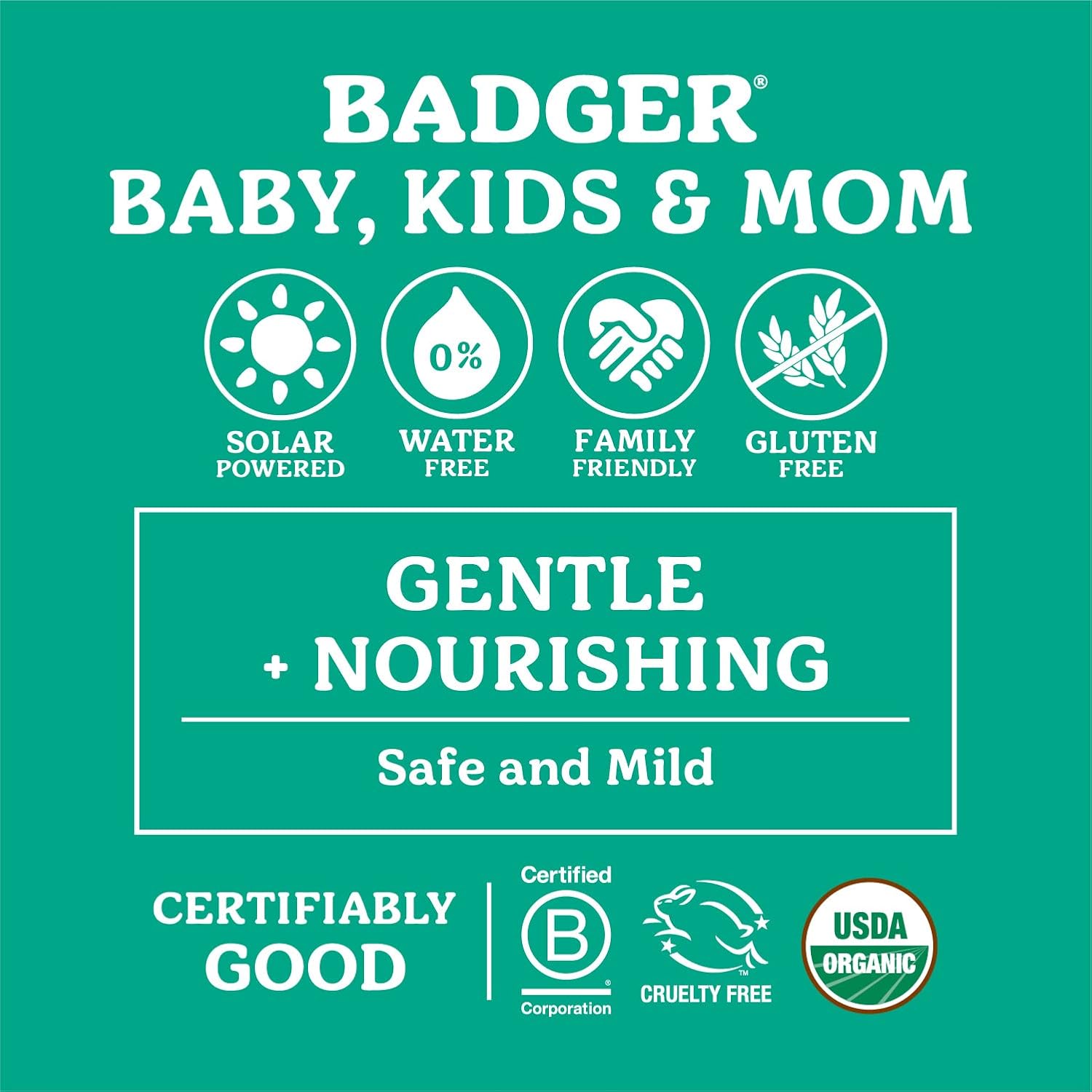 Badger Baby Balm w Chamomile Calendula, All Organic Baby Moisturizer for Cradle Cap Diaper Rash, Soothing Nourishing Gentle Baby Skin Care, Concentrated Baby Lotion for Newborn to Toddler, 2 oz : Baby