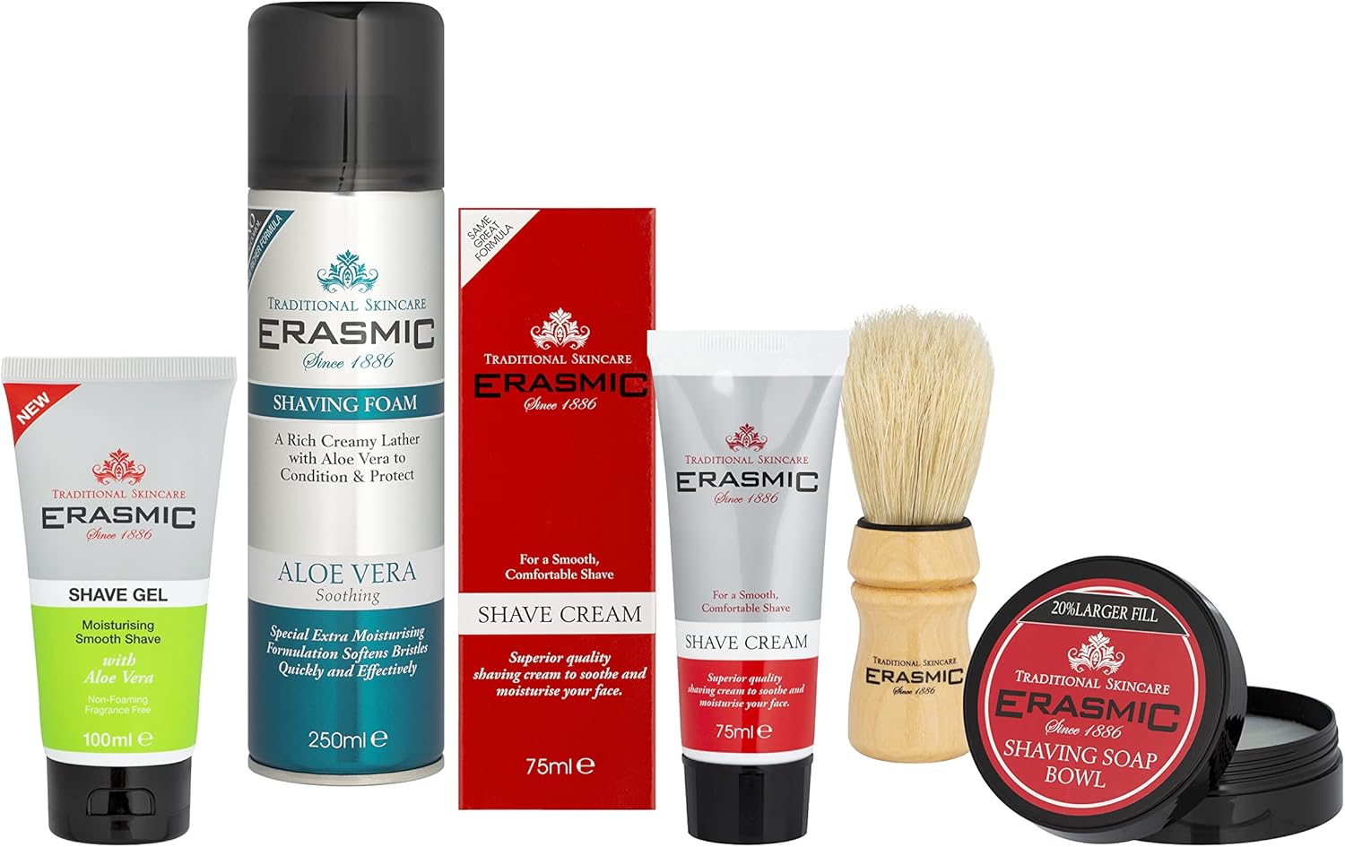 Erasmic Shave Foam 300Ml Aloe