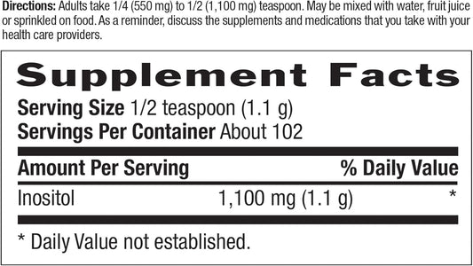 Country Life Inositol Powder - 8 Ounce