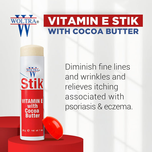 Clubman Woltra Vitamin E Stik With Cocoa Butter, 1 Oz