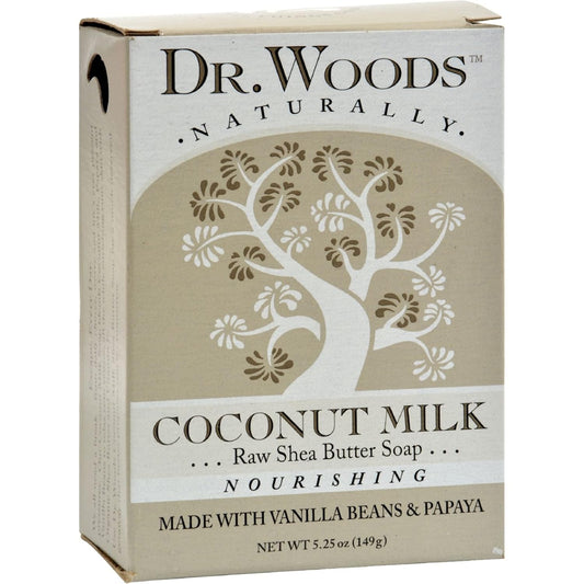 Dr. Woods Bar Soap Coconut Milk - 5.25 Oz : Beauty & Personal Care
