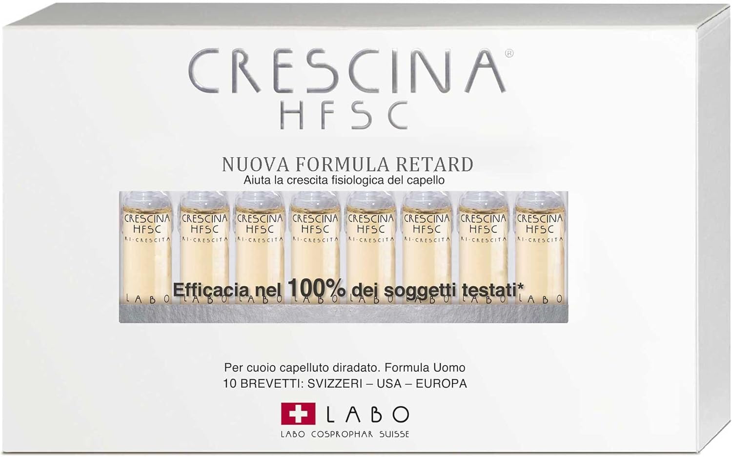 Labo Growing Ri Growth Hfsc 500 Man Fall Hair 20 Vials