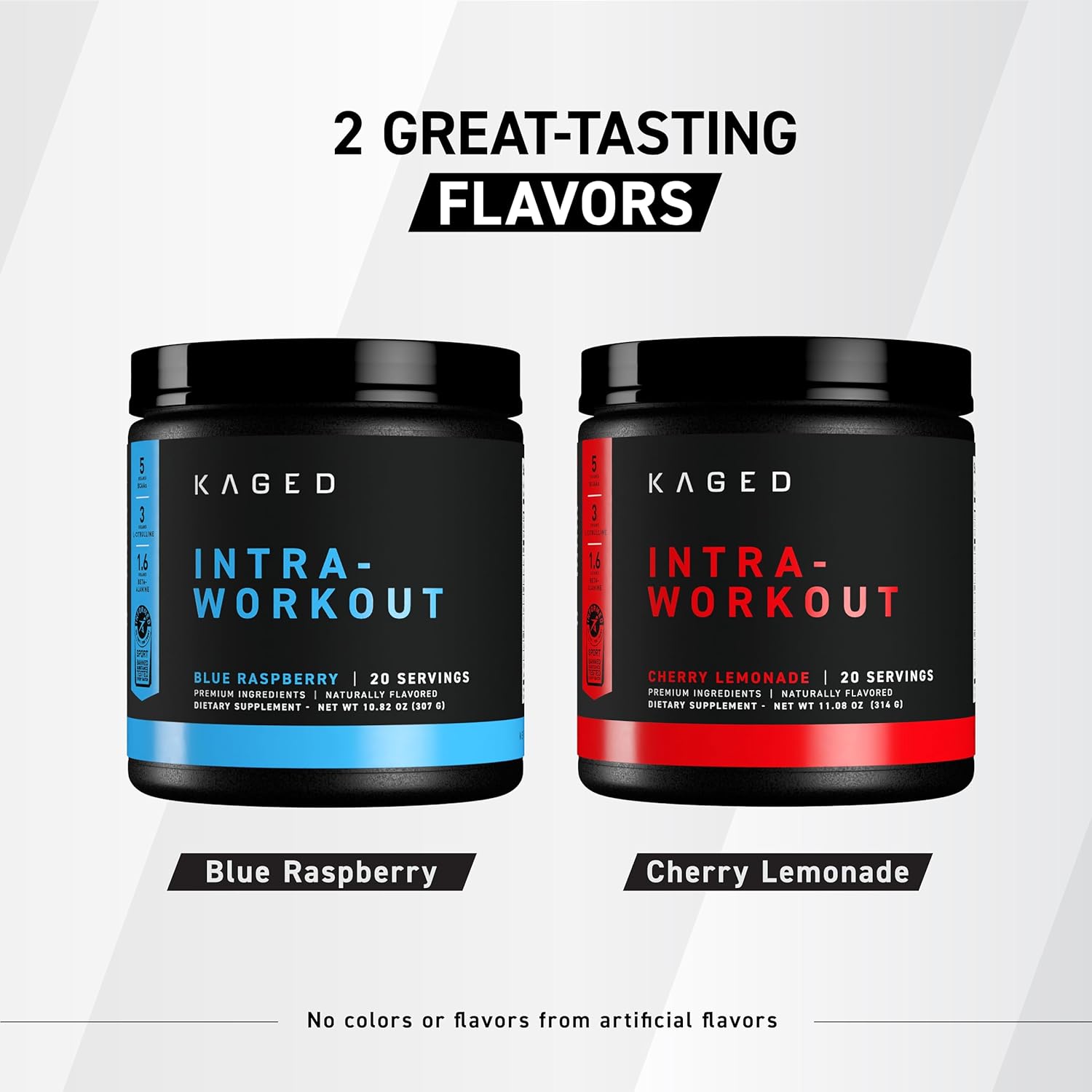 Kaged Intra-Workout Powder | In Bcaas, L-Citrulline & Beta-Alanine For Endurance | 124Mg Organic Purcaf® Caffeine | Coconut Water Powder | 20 Servings | Cherry Limeade : Health & Household