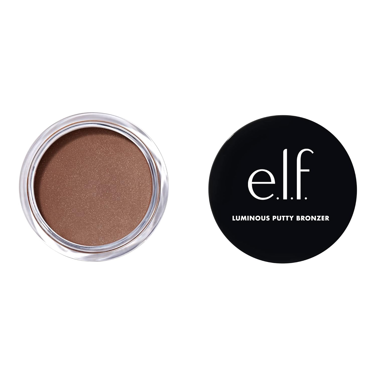 E.L.F. Luminous Putty Bronzer, Lightweight Putty-To-Powder Bronzer For A Radiant, Glowing Finish, Highly Pigmented, Vegan & Cruelty-Free, Get Glowing