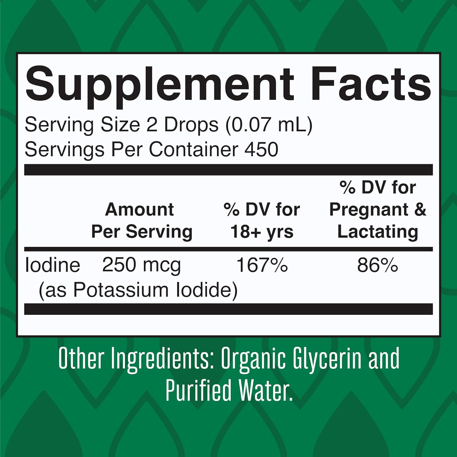 MaryRuth Organics Potassium Iodide | Iodine Supplement | 1 Year Supply | Iodine Drops | USDA Organic | Nascent Iodine | Vegan | Packaging May Vary | 1 Fl Oz : Health & Household