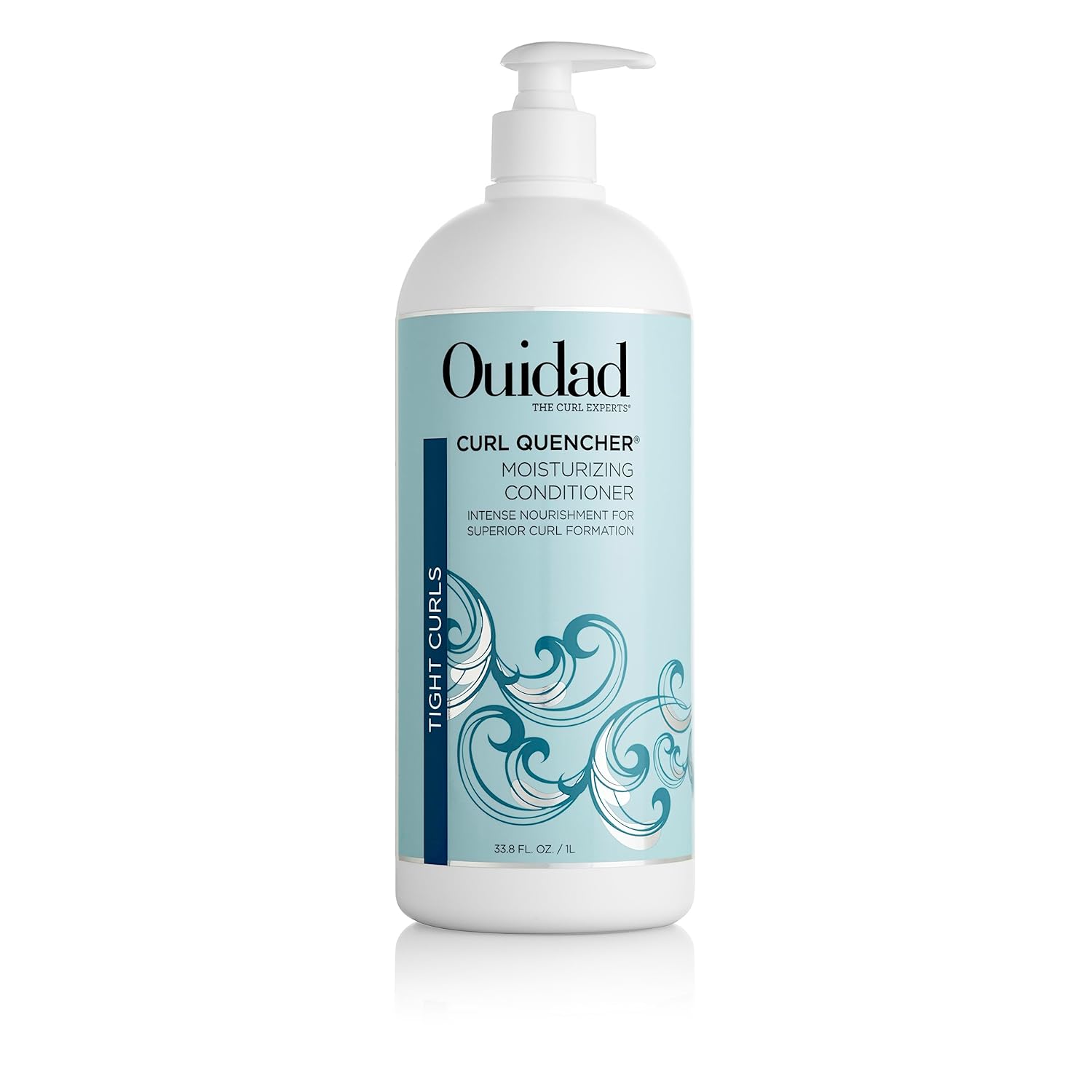 Ouidad Curl Quencher Moisturizing Conditioner Liter Size, 33.8 Fl Oz