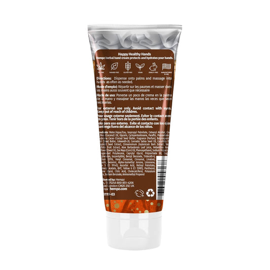 Hempz Limited Edition Pumpkin Spice & Vanilla Chai Herbal Hand Cream 3 Oz