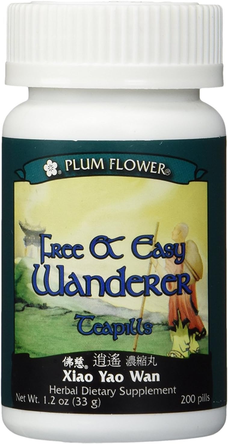 PLUM FLOWER CHINESE TEA Xiao Yao Wan/Free N Easy Wande, 200 CT