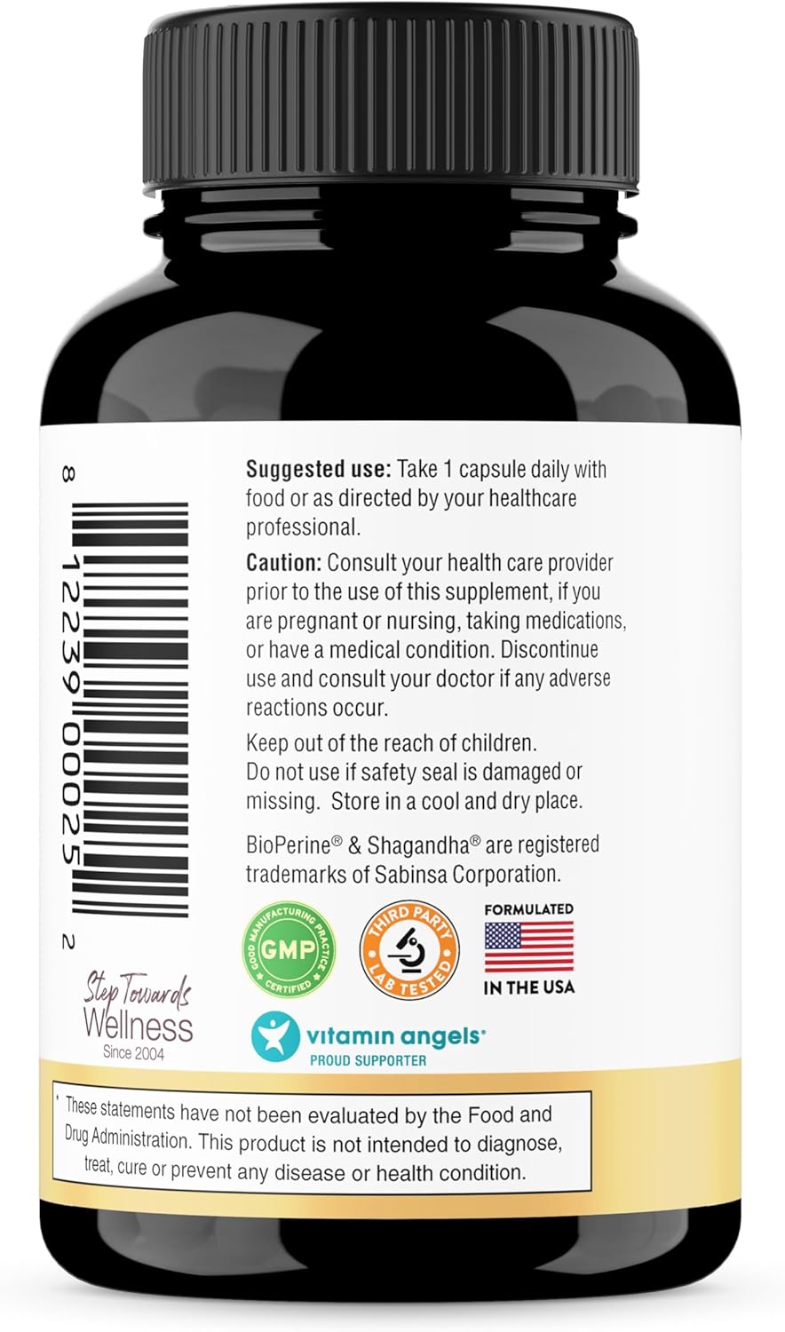 Sandhu'S Dim Supplement 200 Mg -60 Capsules - Diindolymethane With Ashwagandha & Bioperine Hormone Balance For Women & Men, Hormonal Acne Supplements : Health & Household