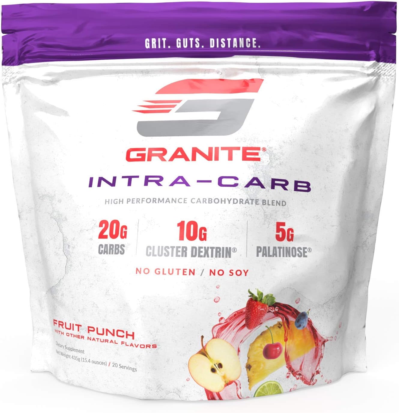 Granite? Intra-CARB Advanced Carb Supplement (Fruit Punch) | 20g Carbs