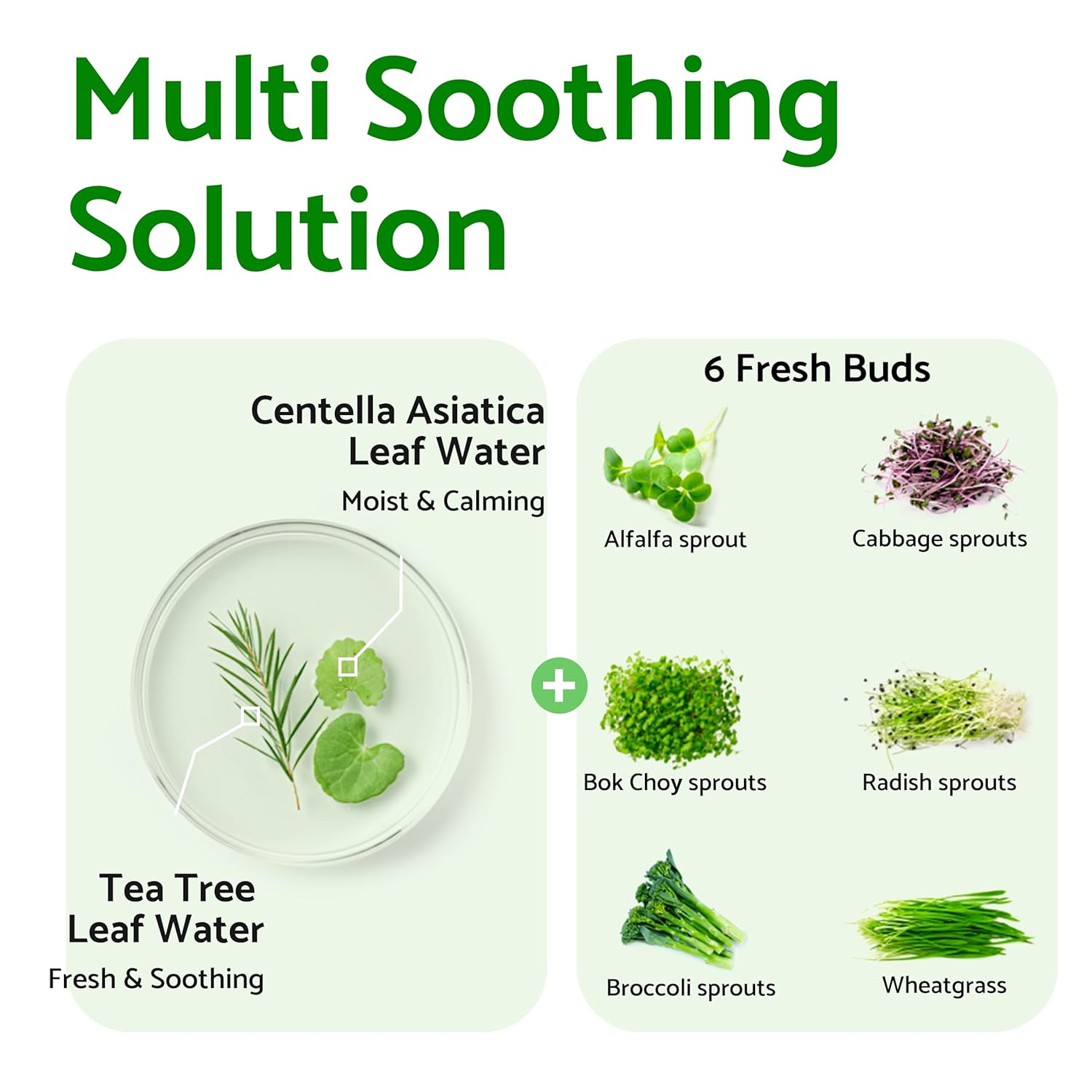 Iunik Centella 70% Calming Gel Cream Vegan Non-Sticky Moisturizing Blemish Care W/Centella Asiatica Tea Tree 10% Soothes Acne Rosacea Oily & Sensitive Skin Korean Skincare Bogo 1+1 : Beauty & Personal Care